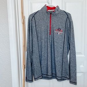 Men’s Large Boston Red Sox 2018 Champions Quarter Zip Pullover by Antigua